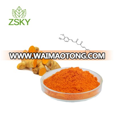 GMP Factory Supply Bulk Pure Turmeric Root Curcumin Powder Extract 95%